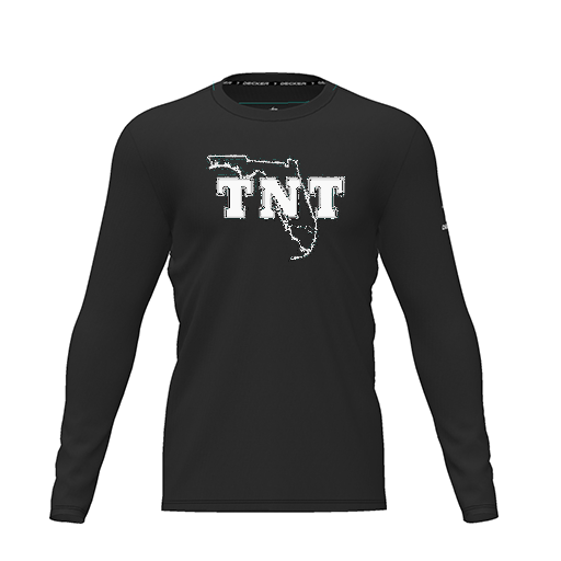 [CUS-DRIF-TEES-PER-CNK-LSL-BLK-YXS-LOGO2] Dri Fit Performance T-Shirt (Youth XS, Black, Logo 2, Long Sleeve)