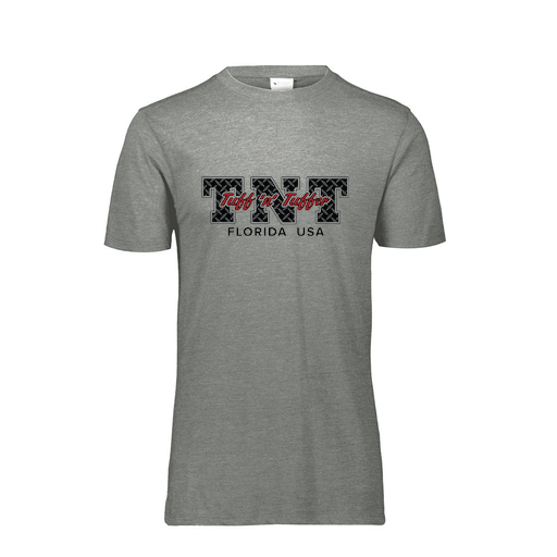 [FTSCUBGY-AS-LOGO1] Decker Men's Tri-Blend T-Shirt - Short Sleeve (Adult S, Gray, Logo 1)