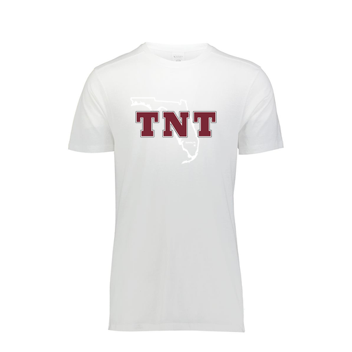 [FTSCUBWH-YS-LOGO2] Decker Youth Tri-Blend T-Shirt - Short Sleeve (Youth S, White, Logo 2)