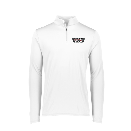 [FTLQFLWH-FAXS-LOGO1] Decker Women's Flex-Lite 1/4 Zip Shirt (Female Adult XS, White, Logo 1)