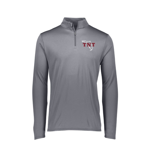 [FTLQFLGY-FAXS-LOGO2] Decker Women's Flex-Lite 1/4 Zip Shirt (Female Adult XS, Gray, Logo 2)