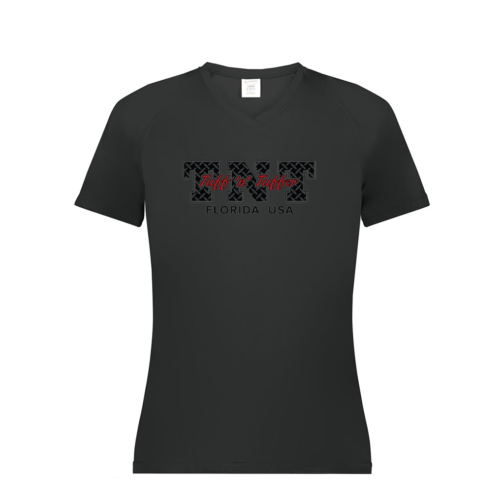 Ladies Smooth Sport V-Neck T-Shirt