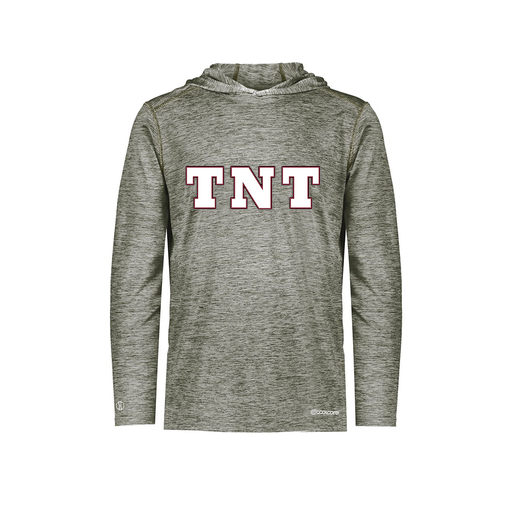 [FOLHCGGY-YS-LOGO3] Decker Youth Charge Hoodie (Youth S, Gray, Logo 3)