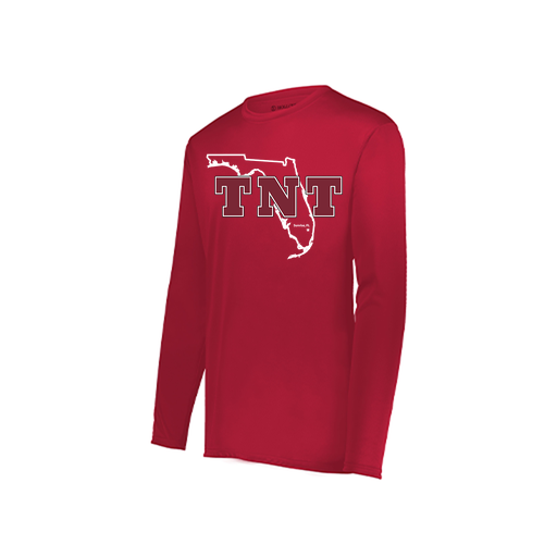 [222822.083.XS-LOGO2] Men's LS Smooth Sport Shirt (Adult XS, Red, Logo 2)