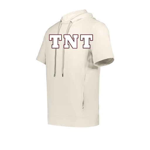 [222605-WHT-YS-LOGO3] YOUTH VENTURA SOFT KNIT SHORT SLEEVE HOODIE (Youth S, White, Logo 3)