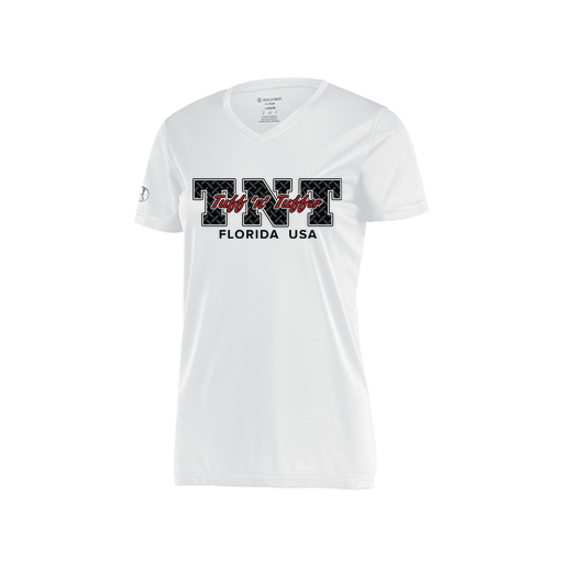 [222820.005.S-LOGO1] Ladies Movement Dri Fit Shirt (Female Adult S, White, Logo 1)