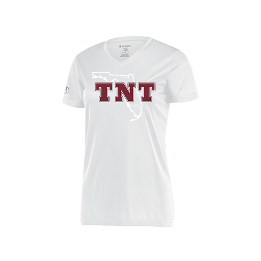 [222820.005.S-LOGO2] Ladies Movement Dri Fit Shirt (Female Adult S, White, Logo 2)